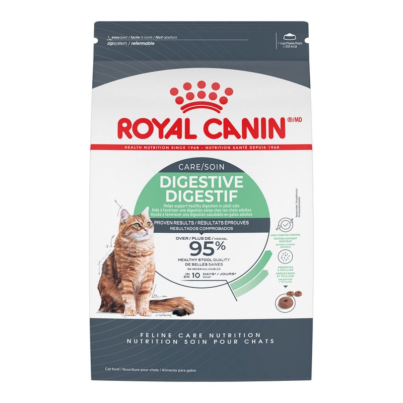 Royal Canin Feline Care Nutrition Digestive Care Adult Dry Cat Food, 6 lb Bag - Image 1